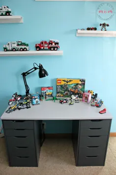 جداول Lego Lego Ikea Hack!  آموزش میز تحریر لگو