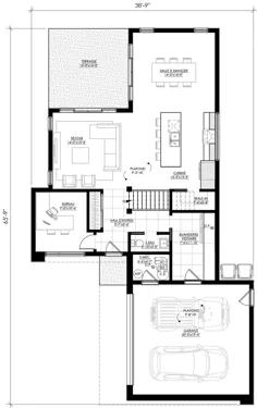 Plan de maison 12_128 |  معماری Leguë