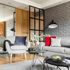 Apartament de 56 mp cu accente de roșu |  Adela Pârvu - وبلاگ نویس طراحی داخلی