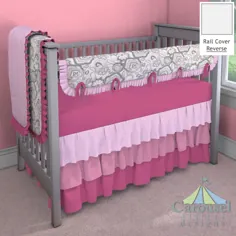 ملافه تخت نوزاد تختخواب سفارشی |  طرح های چرخ فلک |  طراح مهد کودک