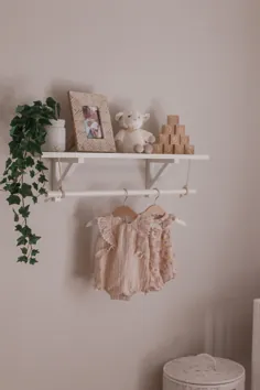 Nursery Reveal - آویز و قفسه آویز برای مهد کودک