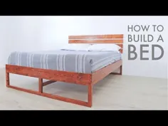 نحوه ساخت یک تختخواب مدرن با ابزار محدود |  بناهای مدرن |  DIY