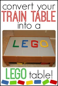 یک میز LEGO DIY از یک میز قطار درست کنید - من می توانم به فرزندم آموزش دهم!