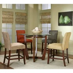 Parkwood Counter Height Dinette w / 4 گزینه های رنگی صندلی
