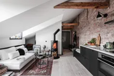 جستجوی صنعتی برای یافتن یک آپارتمان اتاق زیر شیروانی کوچک در استکهلم - THE NORDROOM