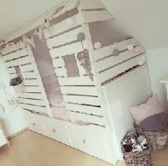 تختخواب DIY در ظاهر خانه - ایده های دکوراسیون الاص