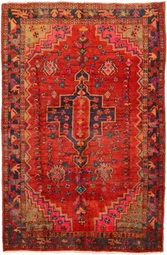 قرمز 5 '1 x 7' 9 فرش ایرانی همدان