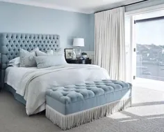 اتاق خواب آبی نرم