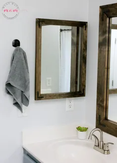 آموزش Farmhouse Style DIY Vanity Mirrors