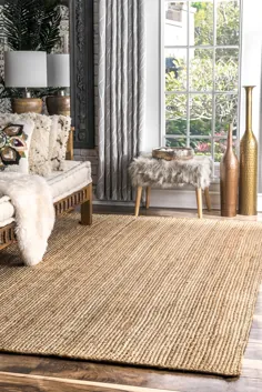 فرش طبیعی بافته شده جوت مائوئی