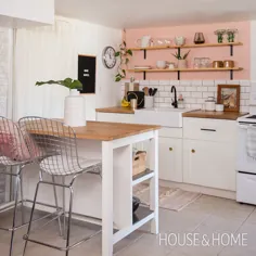 چگونه یک آشپزخانه کوچک آپارتمانی را با بودجه نوسازی کنیم