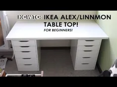 چگونه راه اندازهای IKEA ALEX / LINNMON را تنظیم کنیم - برای مبتدیان!  Throwback New Makeup Storage Vlog!