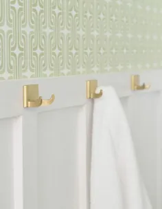 آرایش حمام سبز + طلایی |  سبک اجاره ای