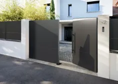 Klavel: Portail Architecte aluminium Plein Architecte |  کاستوم