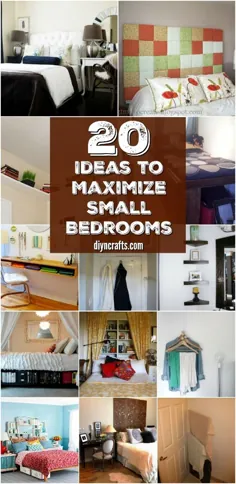 20 ایده صرفه جویی در فضا و سازماندهی پروژه ها برای به حداکثر رساندن اتاق خواب کوچک خود