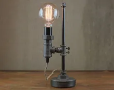 چراغ قابل تنظیم چراغ میز کار چراغ صنعتی سبک صنعتی |  اتسی