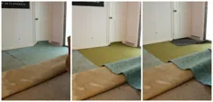 چگونه می توان فرش چسبیده را از بین برد