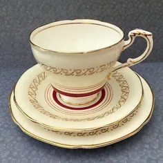 ست چای Vintage Paragon Star Art Deco استخوان طلاکاری شده چین • 350.00 پوند