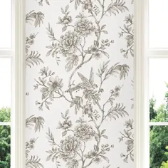 Melvin Floral Trail 33 'L x 20.5 "W Smooth Wallpaper Roll