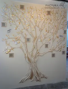 Завершенный барельеф “Дерево в золоте” / بارللیف در г.  Набережные Челны