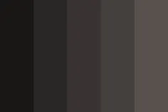 پالت رنگ گرم سیاه و خاکستری تیره
