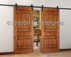 سیستم کشویی پنهان دیواری Magic 2 برای درب های چوبی |  اتسی