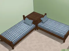 نحوه قرار دادن دو تخت دوقلو در یک اتاق کوچک