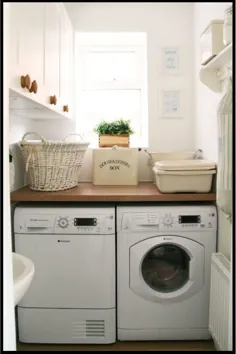 ایده های کوچک اتاق لباسشویی - ایده های صرفه جویی در فضا برای اتاق های کوچک لباسشویی (DIY خلاقانه و ساده)