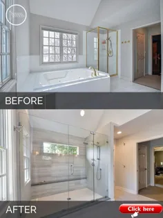 Carl & Susan’s Master Bath Before & After Pictures - 2019 - حمام دی