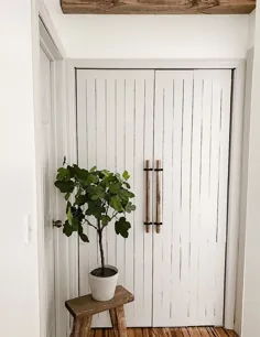 DIY BIFOLD CLOSET DOOR MAKEOVER - Grace Oaks Designs