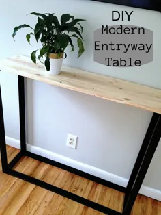 میز ورودی مدرن DIY