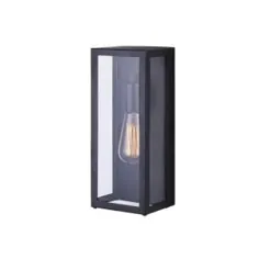 CANARM Galia 1-Light Black Outdoor Wall Lantern Sconce with Clear Glass-IOL269BK-HD - انبار خانه