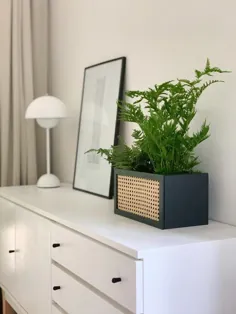 DIY: جعبه گیاه خود را با حصیر حصیری وین بسازید - WOHNKLAMOTTE