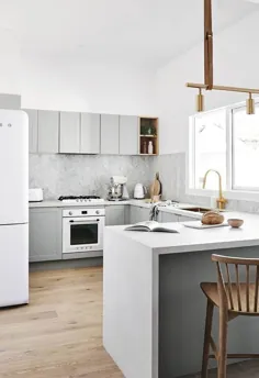 11 آشپزخانه خیره کننده خاکستری
