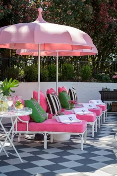 Palm Beach Chic Designs Outdoor Ideas and Deck Plan