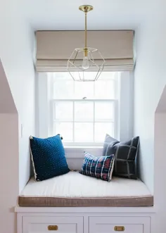 اتاق خواب پنجره خوابیده سوله با صندلی پنجره داخلی - انتقالی - اتاق خواب