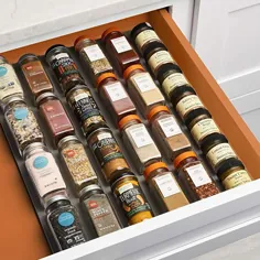 YouCopia SpiceLiner Spice Rack Drawer Drawer Organizer (Universal Fit 6-Pack) ، 24 بطری