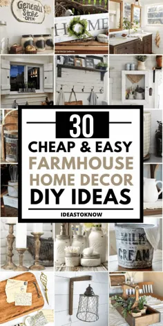 30 ایده دکوراسیون ارزان و آسان DIY در خانه فارم