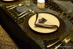 مراکش: داستانی از چیدمان میز شیک قومی در چادر ناهار خوری طاووس