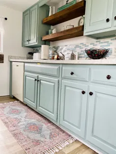 آشپزخانه تازه شده در Airbnb ما