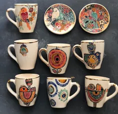 تازه ها  ____________________________________#handicraft#homedecor #iran#ceramic#underglazepainting #giftshop #gallery #summer #