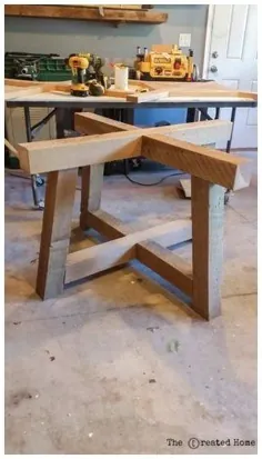 پایه های میز چوبی
