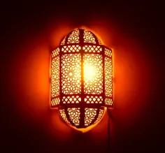 چراغ دیواری دست ساز طرح مراکشی ، دیوارکوب ، 2 اندازه موجود ، نورپردازی Boho ، نور دیوار ، تزئین دیوار ، روشنایی اندلس