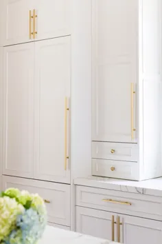 لورا بورلسون آشپزخانه کامل سفید و طلایی را طراحی می کند!