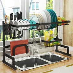 قفسه خشک کن ظرف ظرفشویی ، قفسه آبکش برای وسایل آشپزخانه سازنده پیشخوان ذخیره سازی