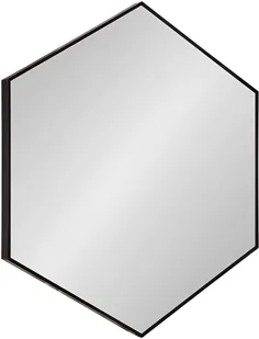 آینه شش گوشه شش ضلعی کیت و لورل رودز ، 30.75x34.75 مشکی