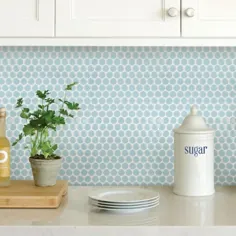 InHome پوسته کاشی پنی و استیک Backsplash کاشی Lowes.com