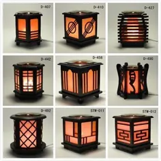 قاب چوبی آسیایی لامپ عطر زنانه مشعل گرمکن پخش کننده رایحه روغن
