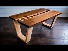 میز "زیپ" رودخانه رودخانه Edge نحوه ساخت چوب