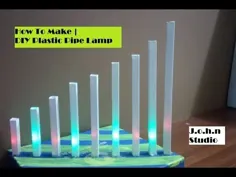 نحوه ساخت لامپ لوله پلاستیکی